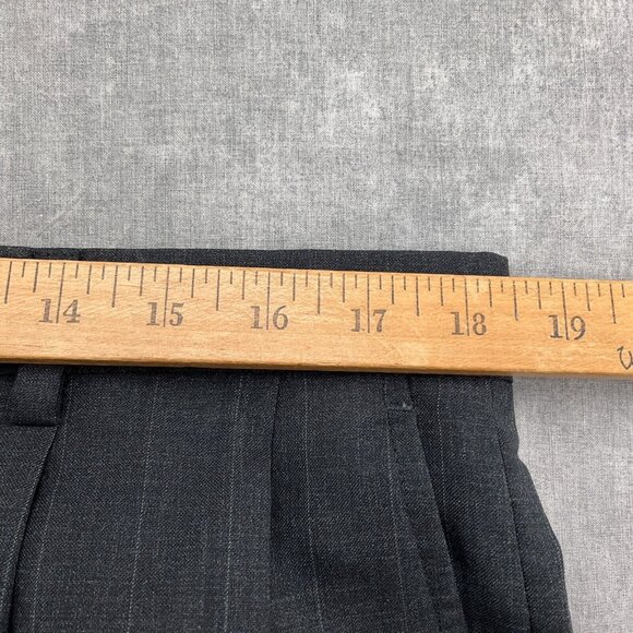 Palm Beach Suit Men 44R/36W x 30L Gray Pinstripe Wool Classic Career 2pc  VTG - Picture 14 of 16